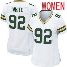 Women Green Bay Packers #92 Reggie White Nike Green Game Retired Player NFL Jersey